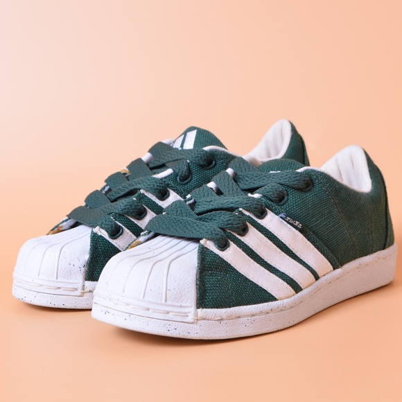 hemp adidas shell toe